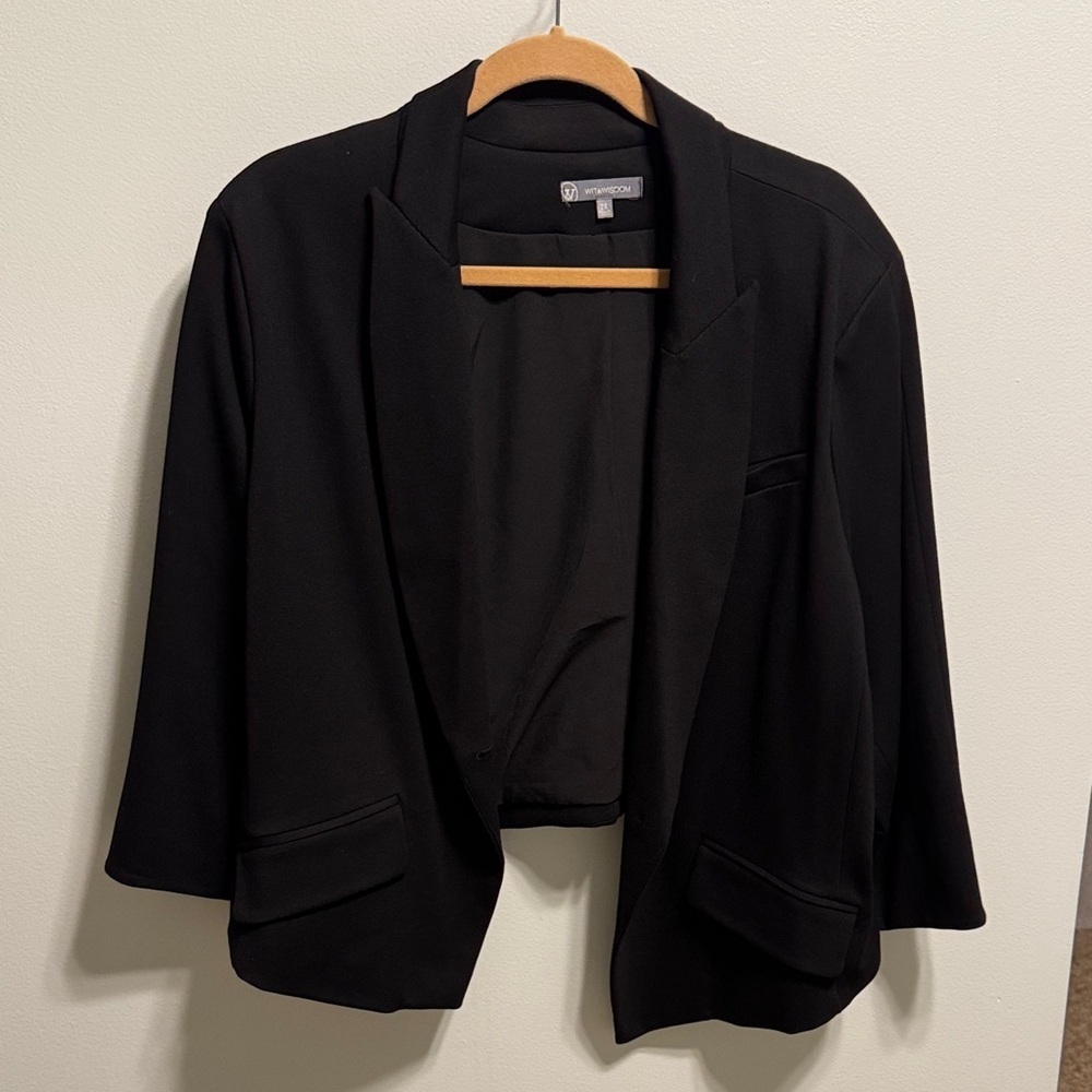 Wit & Wisdom Women's Black Blazer